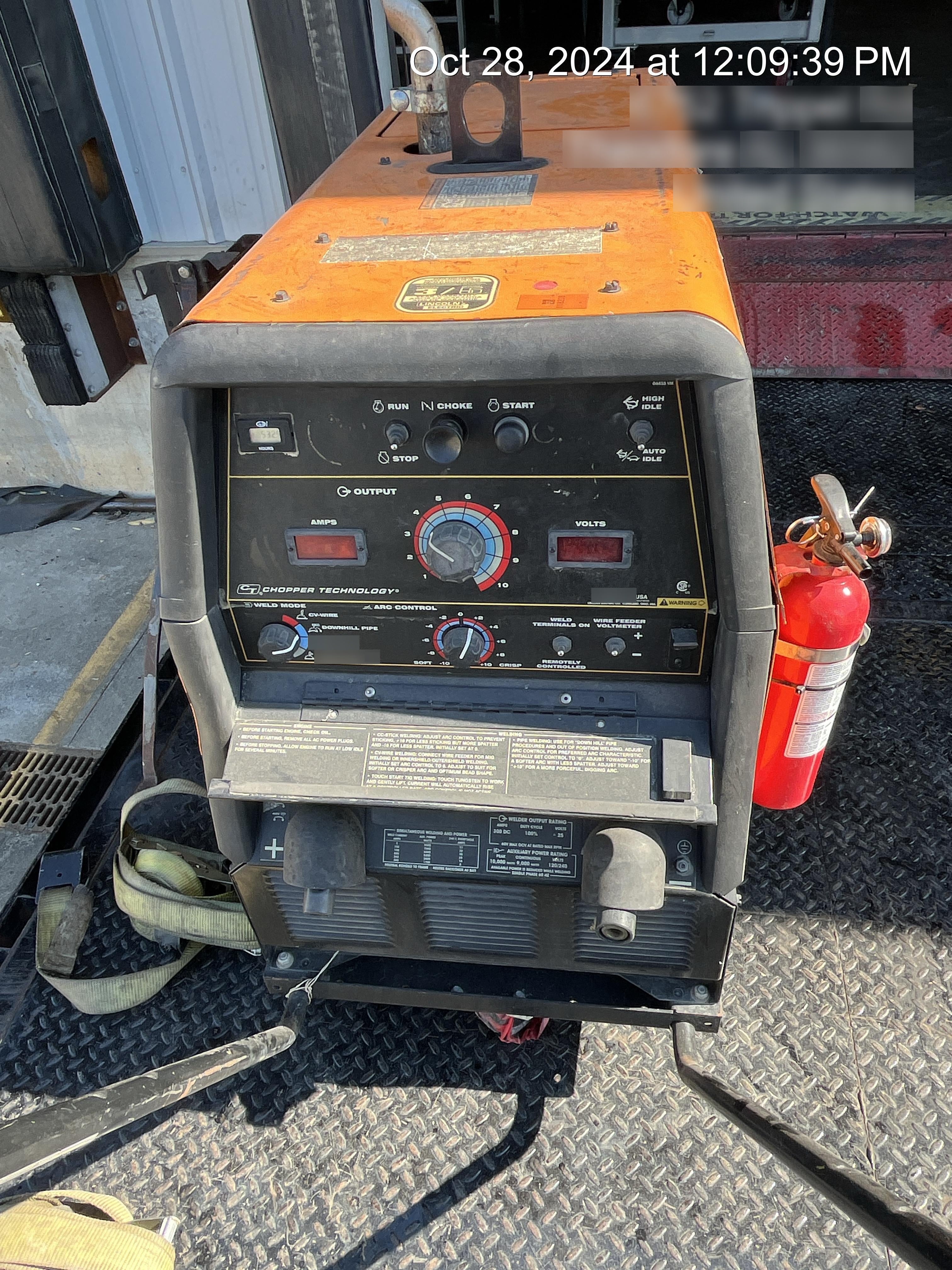 2020 Lincoln Electric Ranger 305 LPG Kohler Engine, One-Pak