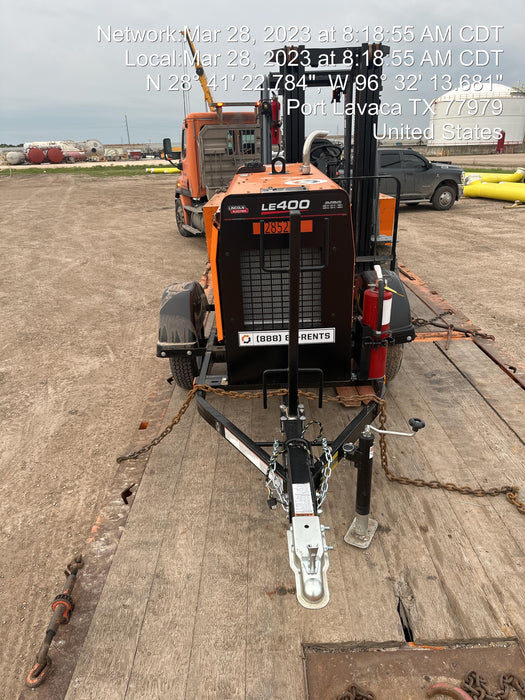 2022 Lincoln Electric LE400 Kubota V1505, Trlr, Cable Rack, Light Kit, ES Decals, T3