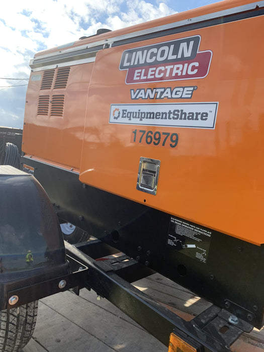 2021 Lincoln Electric Vantage 322 Vantage 322 Ready Pak 3 w/ Decals, ORANGE (includes trailer, cable rack, fender light kit) NO Telematics