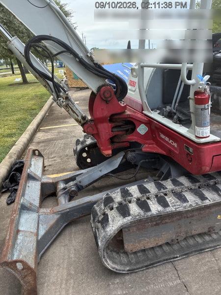 2019 Takeuchi TB260 Takeuchi TB260 Canopy w/Rubber Tracks, Auxiliary Hydraulics, Standard Blade, Manual QC