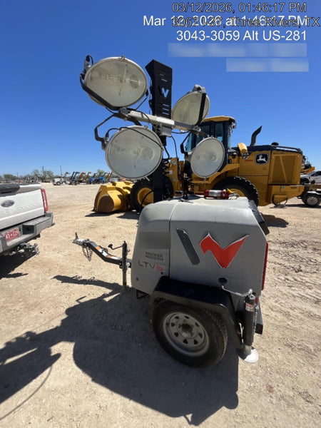 2018 Wacker Neuson LTV6L-MH Wacker Neuson LTV6L Mobile Light Tower w/Fuel Level Sensor Installed