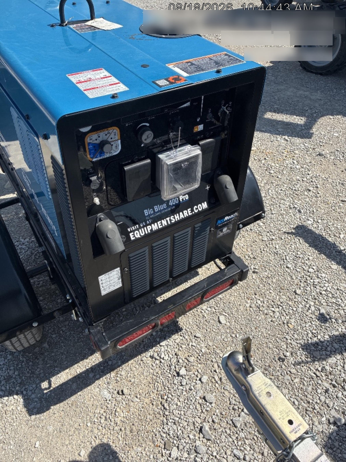 2025 MILLER ELECTRIC BIG BLUE 400