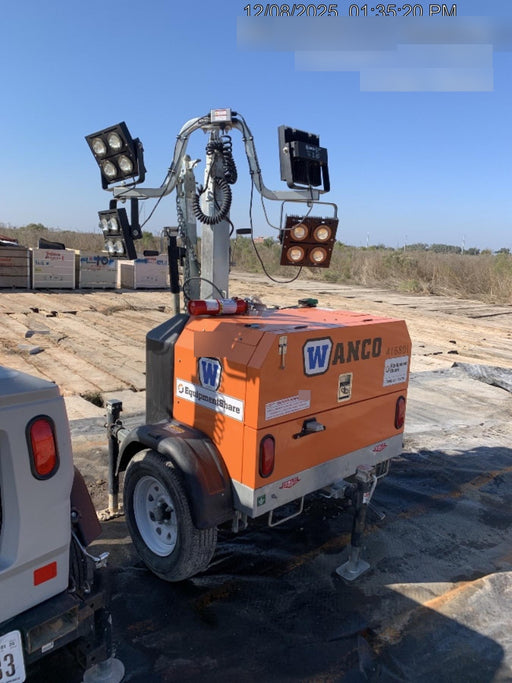 2024 Wanco WLTT-4MM4K Diesel, Deep Sea Controller, Shore Power Plug, Auto Start, (4) 350W LED Floodlights, 4kW Generator, 60 Gal Fuel Tank, 2" Ball, T3