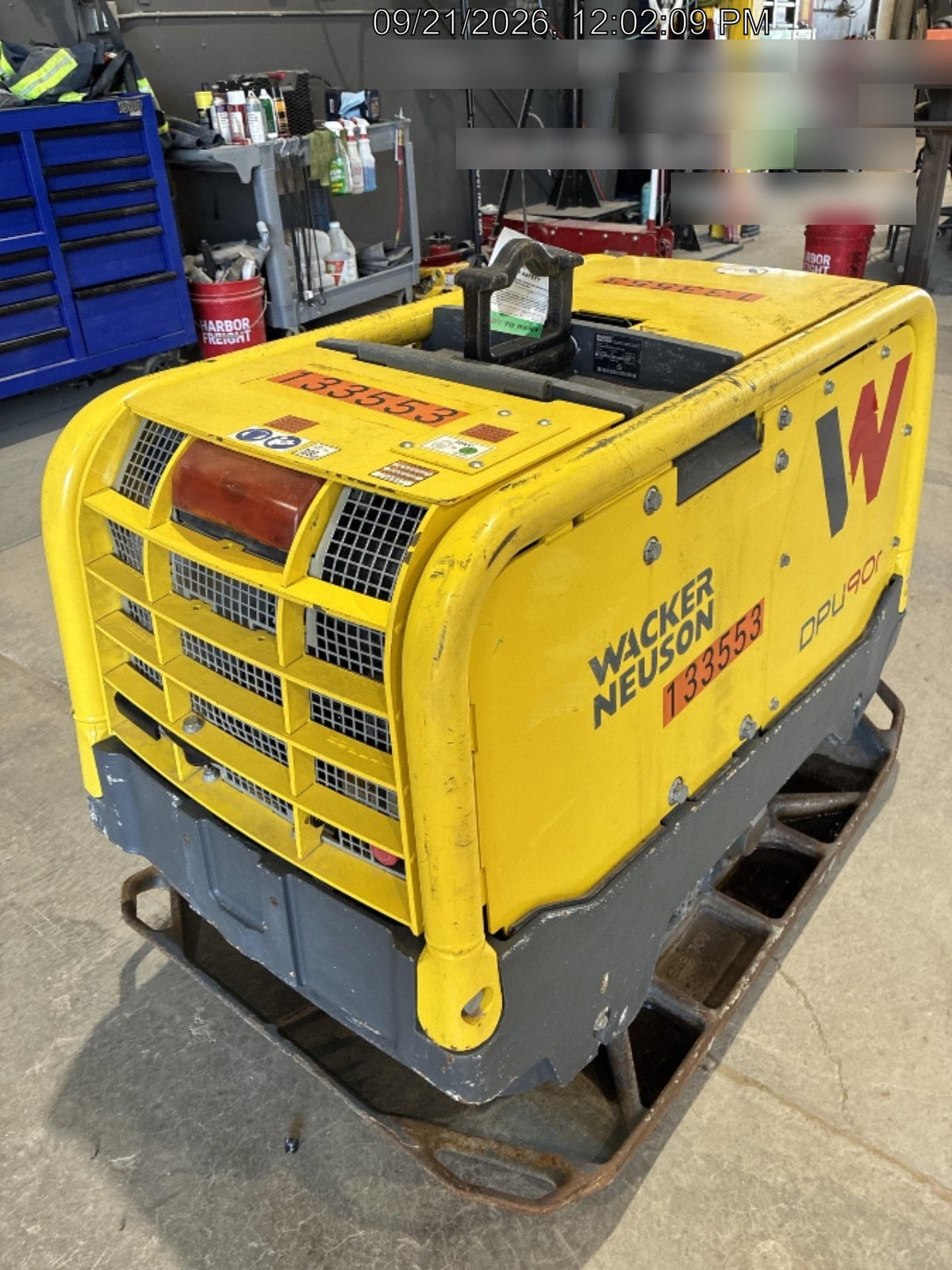 2021 Wacker Neuson DPU90r Vibration plate DPU 90rLem770