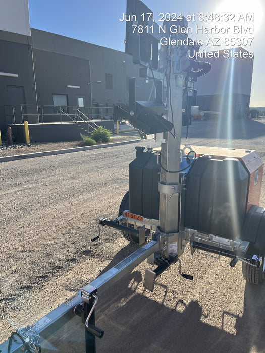 2024 Wanco WLTT-4MM4K Diesel, Deep Sea Controller, Shore Power Plug, Auto Start, (4) 350W LED Floodlights, 4kW Generator, 60 Gal Fuel Tank, 2" Ball, T3