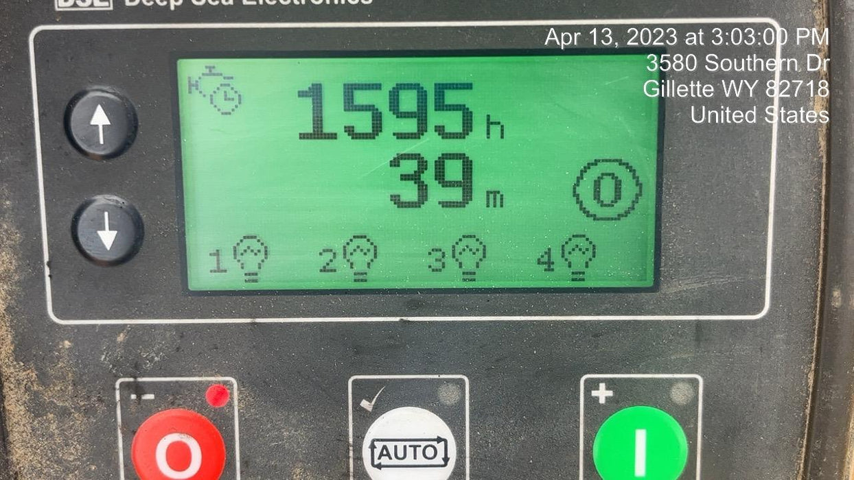 2022 Allmand NLV3GR (4) LED Light Fixture 350W, 23' Vertical Mast, 3kW Prime, Towable, ES Decals, T3