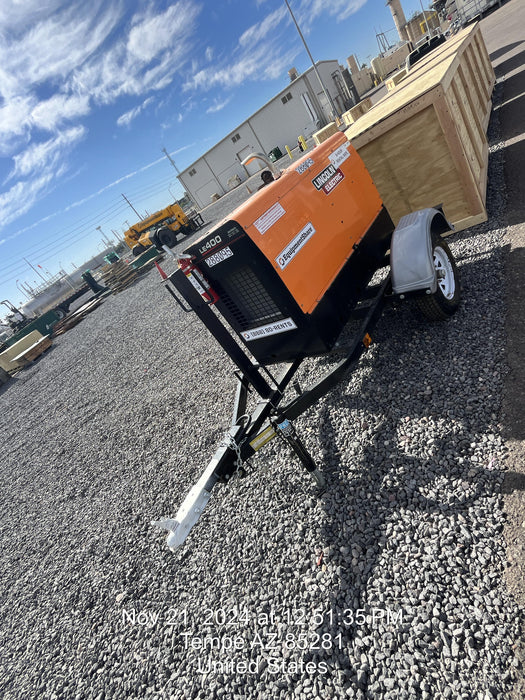 2023 Lincoln Electric LE400 Kubota V1505, Trlr, Cable Rack, Light Kit, ES Decals, T3