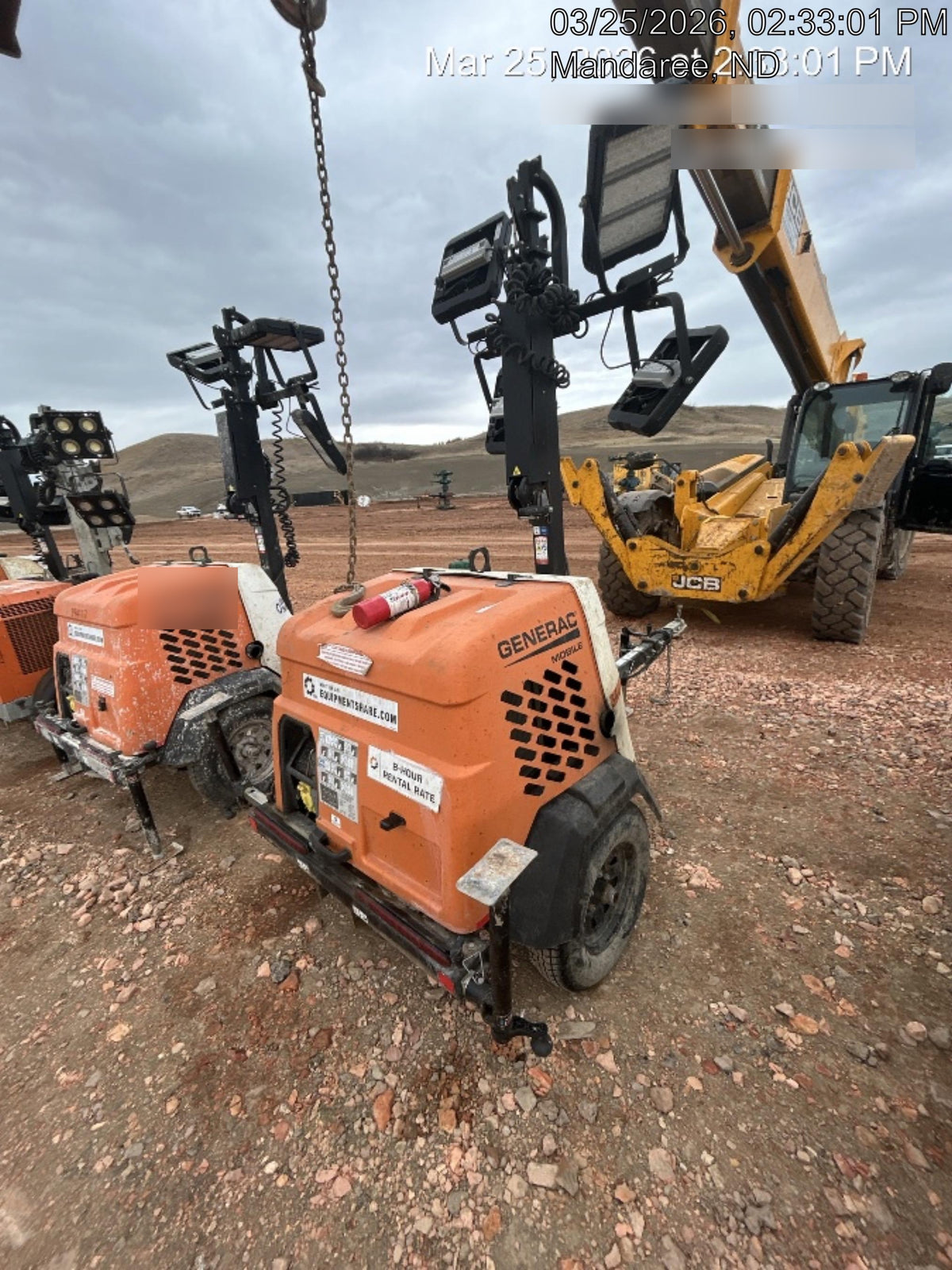 2023 Generac MLT2 Diesel, Flex Switch 120V Input, Powerzone Controller, (4) 320W LED Lights, 4kW Generator, 39.9 Gal Fuel Tank, 2" Ball, T3