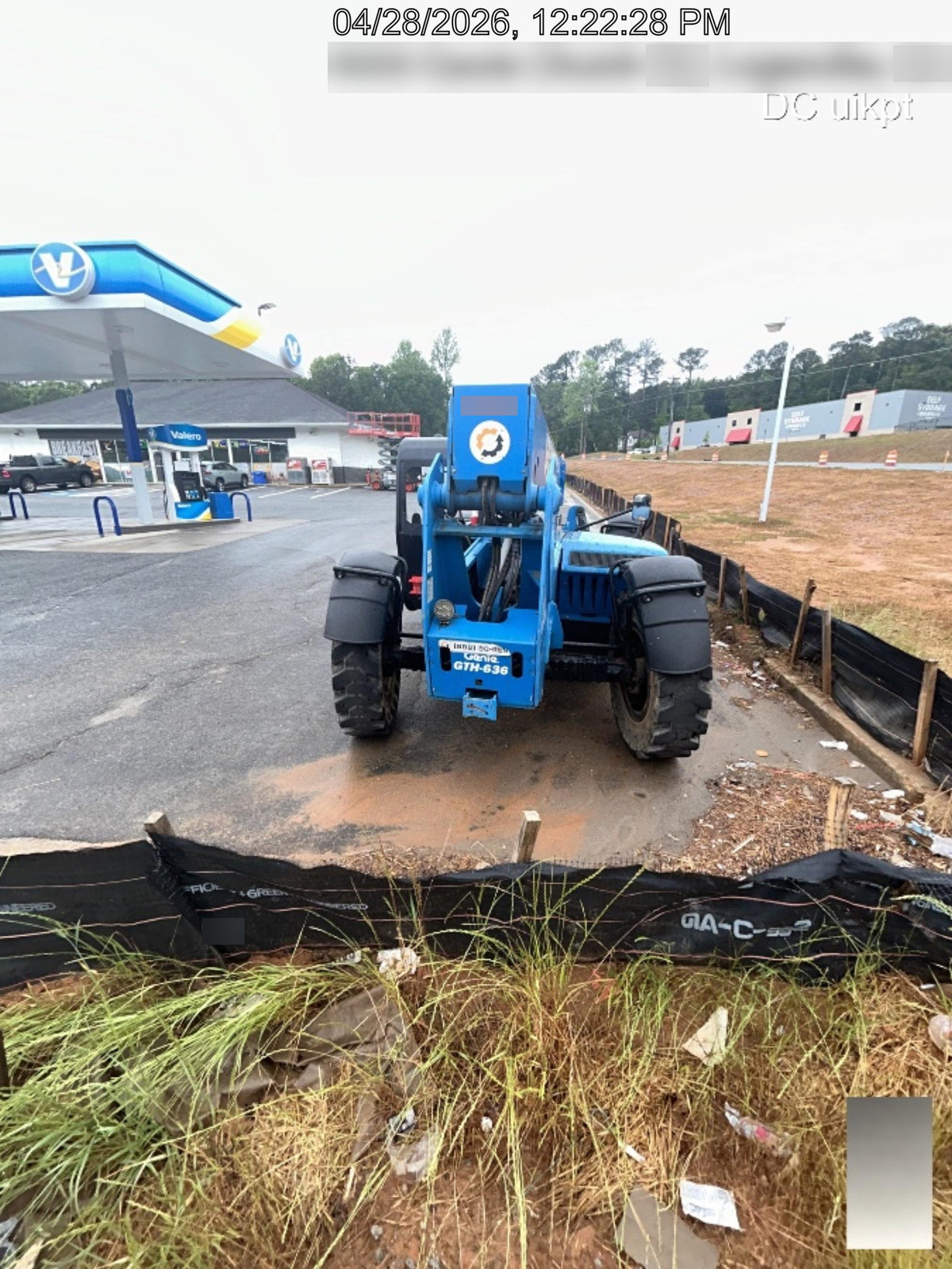 2018 Genie GTH-636 Genie GTH-636 w/Open ROPS, Solid Tires, beacon/work lights, 48" carriage/forks