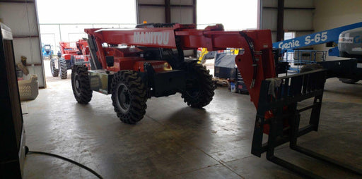 2018 Manitou MTA8044 MTA 8044 - 74 HP T4, Canopy, Worklights/Strobe, Beacon, 66" Carriage, 48" Forks, Solid Tires, Lift Hook, Aux Hydraulics