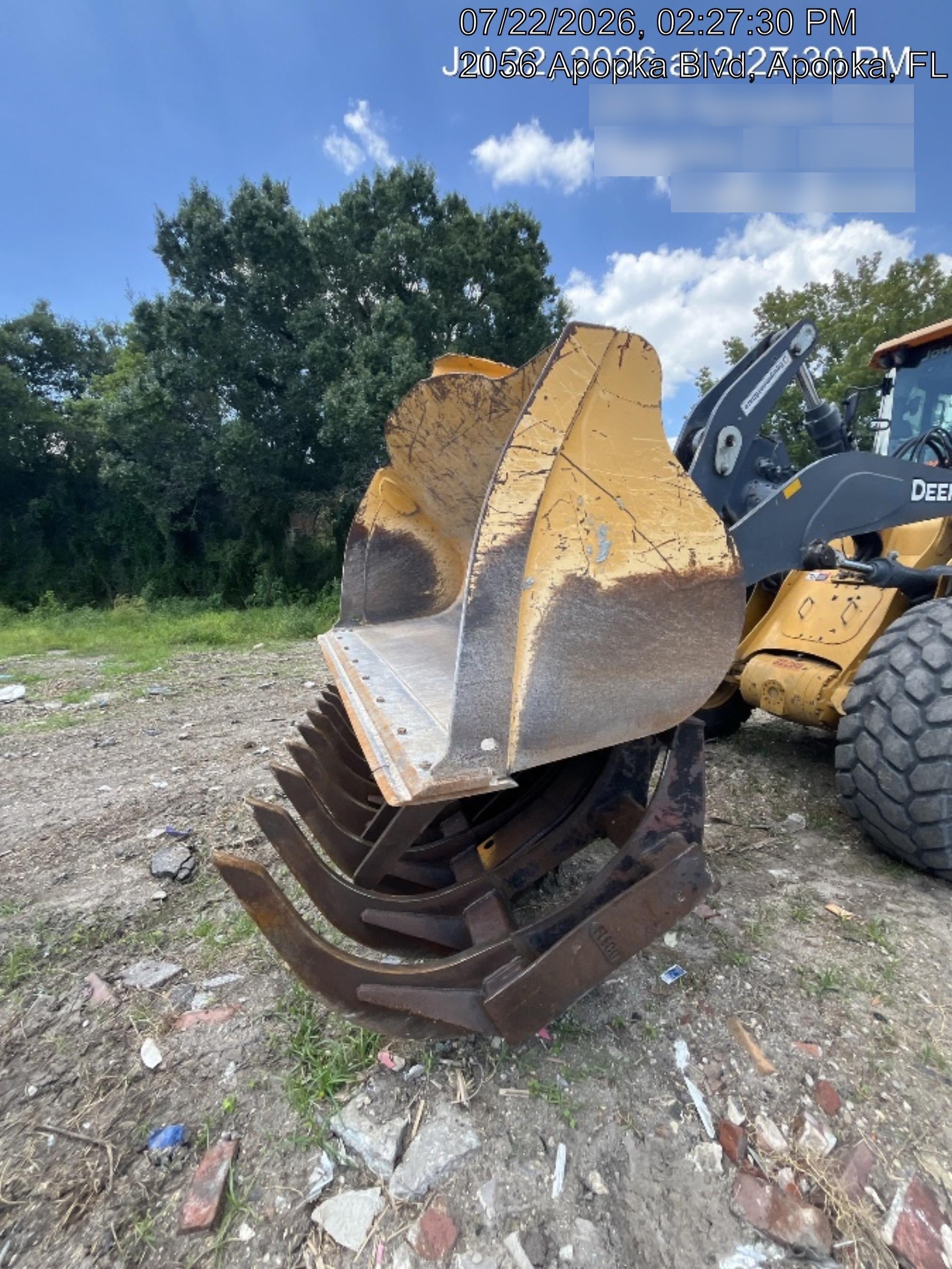 2021 FLECO 120" Grapple Rake - Fleco