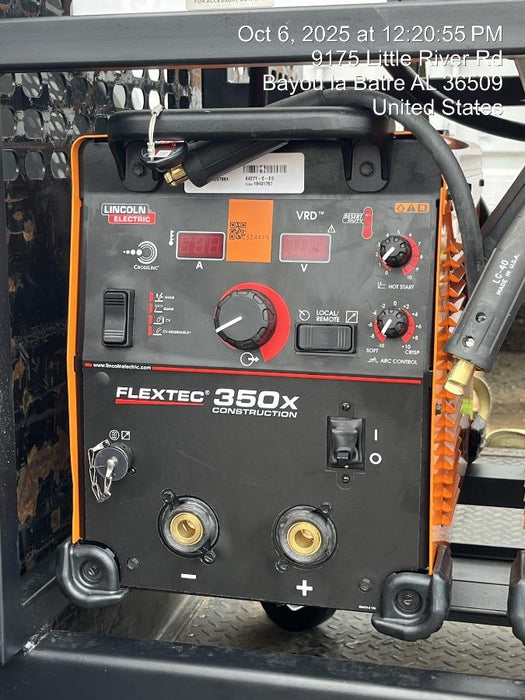 2025 LINCOLN ELECTRIC FLEXTEC 350X