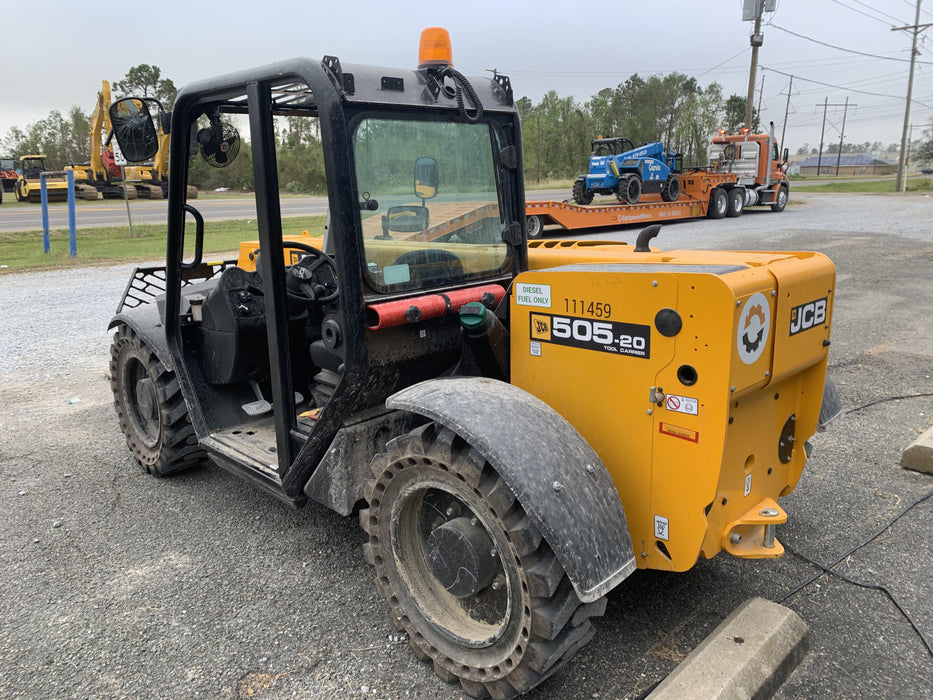 2020 JCB 505-20TC Canopy, Solid Tires, Work Lights, Beacon, Aux Hydraulics, Back up Alarm, ES Decals
