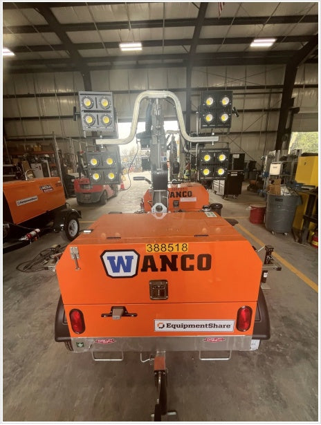 2024 Wanco WLTT-4MM4K Diesel, Deep Sea Controller, Shore Power Plug, Auto Start, (4) 350W LED Floodlights, 4kW Generator, 60 Gal Fuel Tank, 2" Ball, T3