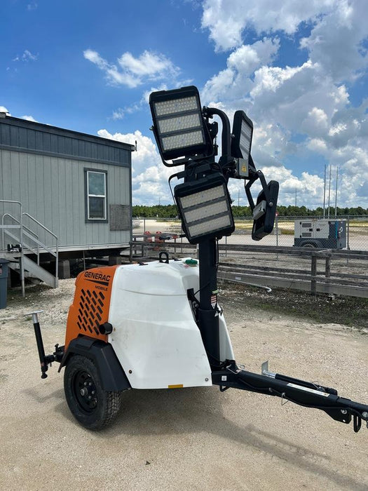 2025 Generac MLT6SMDS Diesel, Mitsubishi / Final Tier 4 Engine, 10.5 HP @ 1800 RPM, (4) 320W G4 LED's, Brushless Excitation, Capacitor Regulated, Vertical Mast, Manual Winch, 5kW Export Power, Power Zone Auto Light Controller