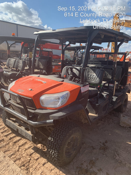 2020 Kubota RTV-X1140W-H Canopy, 4-Seater, Diesel, Windshield Acrylic Clear, LED Strobe, Backup Alarm
