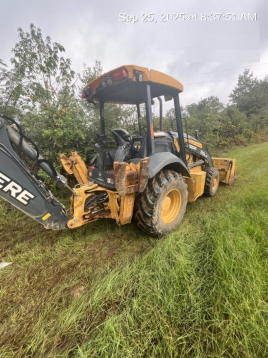 2019 John Deere 310LEP - Extendable Stick 4WD, Canopy, Extendable dipper, ISO Controls, 2 way Auxiliary Hydraulics, 4 in 1 Loader bucket w/ hook, Beacon w/ Buckets: 12”, 18”, and 24