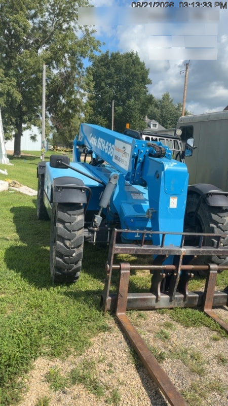 2018 Genie GTH-636 Genie GTH-636 w/Open ROPS, Solid Tires, Work Light/Beacon, 48" Carriage and Forks