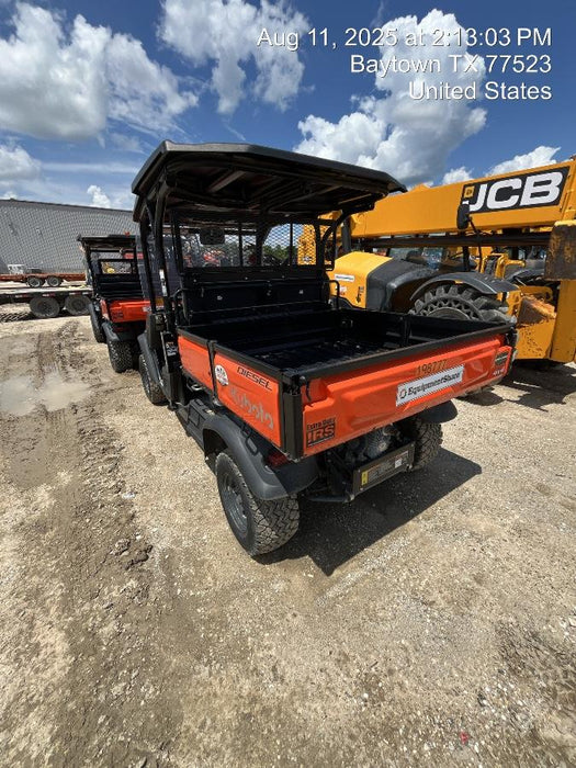 2022 Kubota RTV-X1140W-H Plastic Canopy, Windshield Acrylic Clear, LED Strobe Light, Wire Harness Kit, Back up Alarm