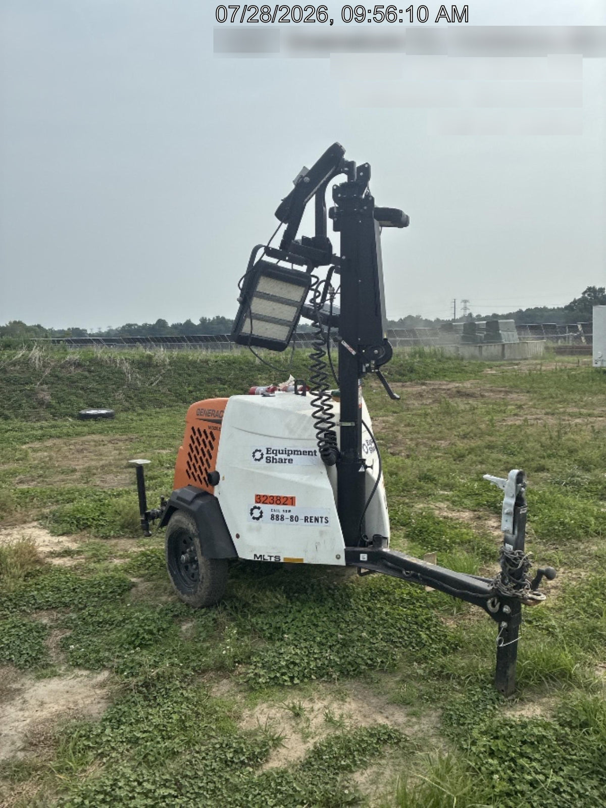 2023 Generac MLT2 Diesel, Flex Switch 120V Input, Powerzone Controller, (4) 320W LED Lights, 4kW Generator, 39.9 Gal Fuel Tank, 2" Ball, T3