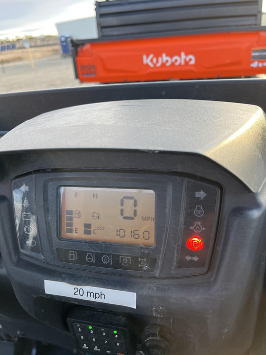 2022 Kubota RTV-X1140W-H Plastic Canopy, Windshield Acrylic Clear, LED Strobe Light, Wire Harness Kit, Back up Alarm