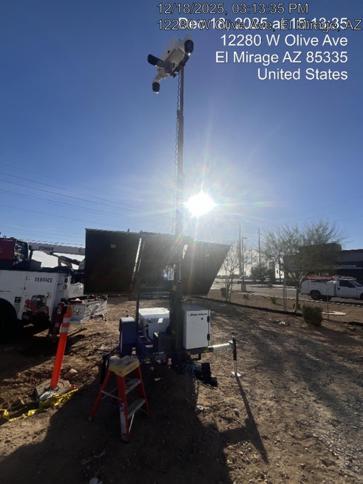2025 NATIONAL SIGNAL Sunray Solar-Powered Mobile Integrator Tower