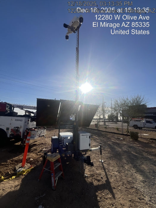 2025 NATIONAL SIGNAL Sunray Solar-Powered Mobile Integrator Tower