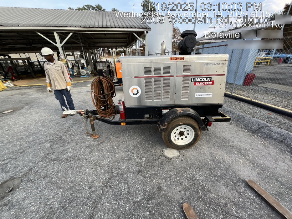 2021 Lincoln Electric Air Vantage 566 Air Vantage 566X Ready Pak 3 (includes trailer, cable rack, fender light kit); no telematics