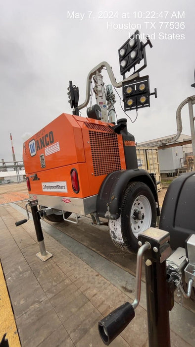 2024 Wanco WLTT-4MM4K Diesel, Deep Sea Controller, Shore Power Plug, Auto Start, (4) 350W LED Floodlights, 4kW Generator, 60 Gal Fuel Tank, 2" Ball, T3