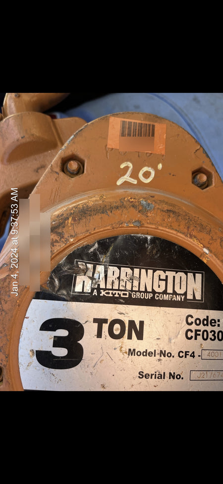 2020 HARRINGTON CF030-20