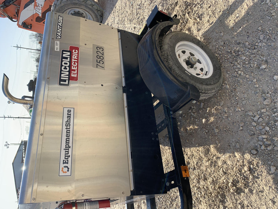 2020 Lincoln Electric Vantage 322 Welder Ready-Pak 3, w/ GPS & Decals (includes trailer, cable rack, fender light kit)