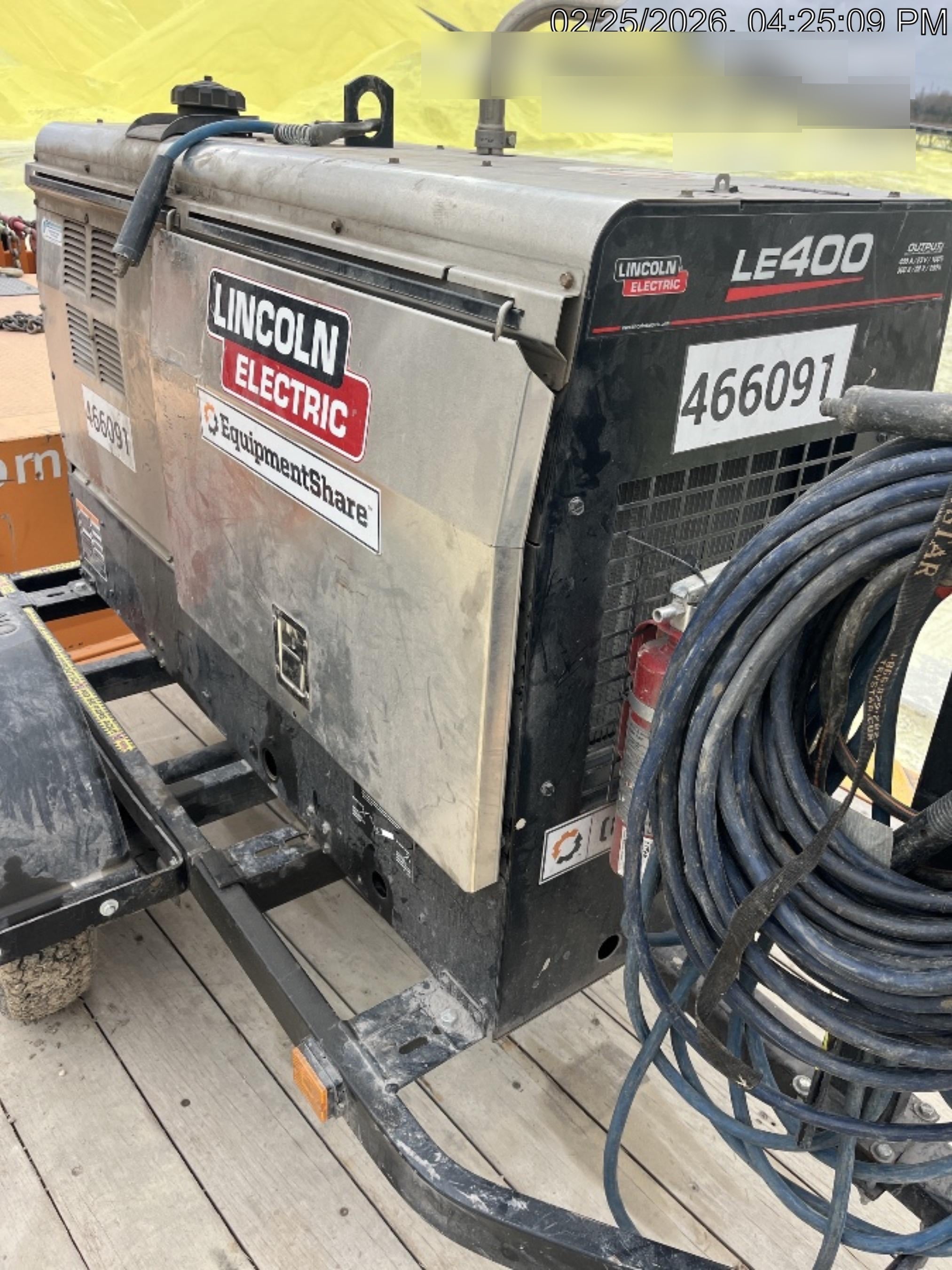 2024 Lincoln Electric LE400 Kubota V1505, Trlr, Cable Rack, Light Kit, ES Decals, T3