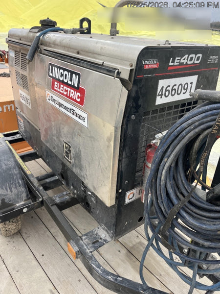 2024 Lincoln Electric LE400 Kubota V1505, Trlr, Cable Rack, Light Kit, ES Decals, T3