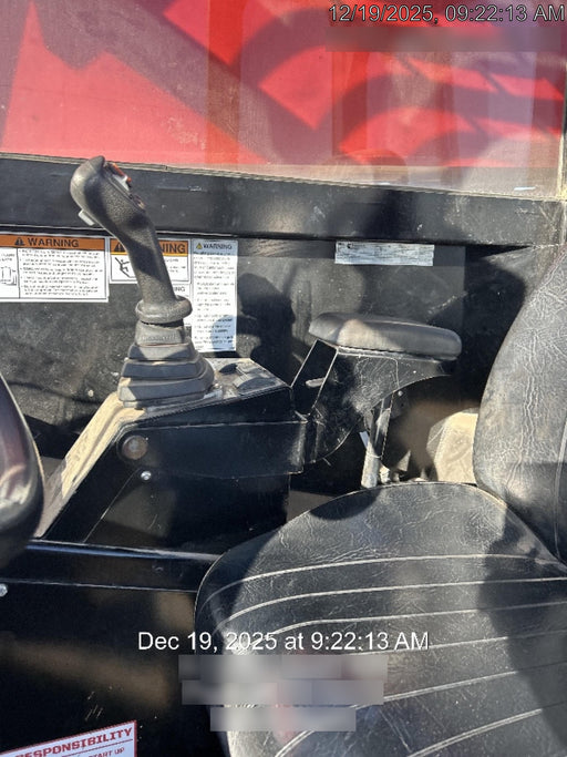 2019 Manitou MTA10055 Cab/Heat/Air, 120 HP, Solid Tires, Work Lights, Lift Hook, Auxiliary Hydraulics 66" Carriage and 60" Forks