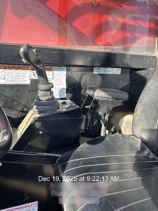 2019 Manitou MTA10055 Cab/Heat/Air, 120 HP, Solid Tires, Work Lights, Lift Hook, Auxiliary Hydraulics 66" Carriage and 60" Forks