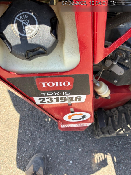 2022 TORO TRX-16