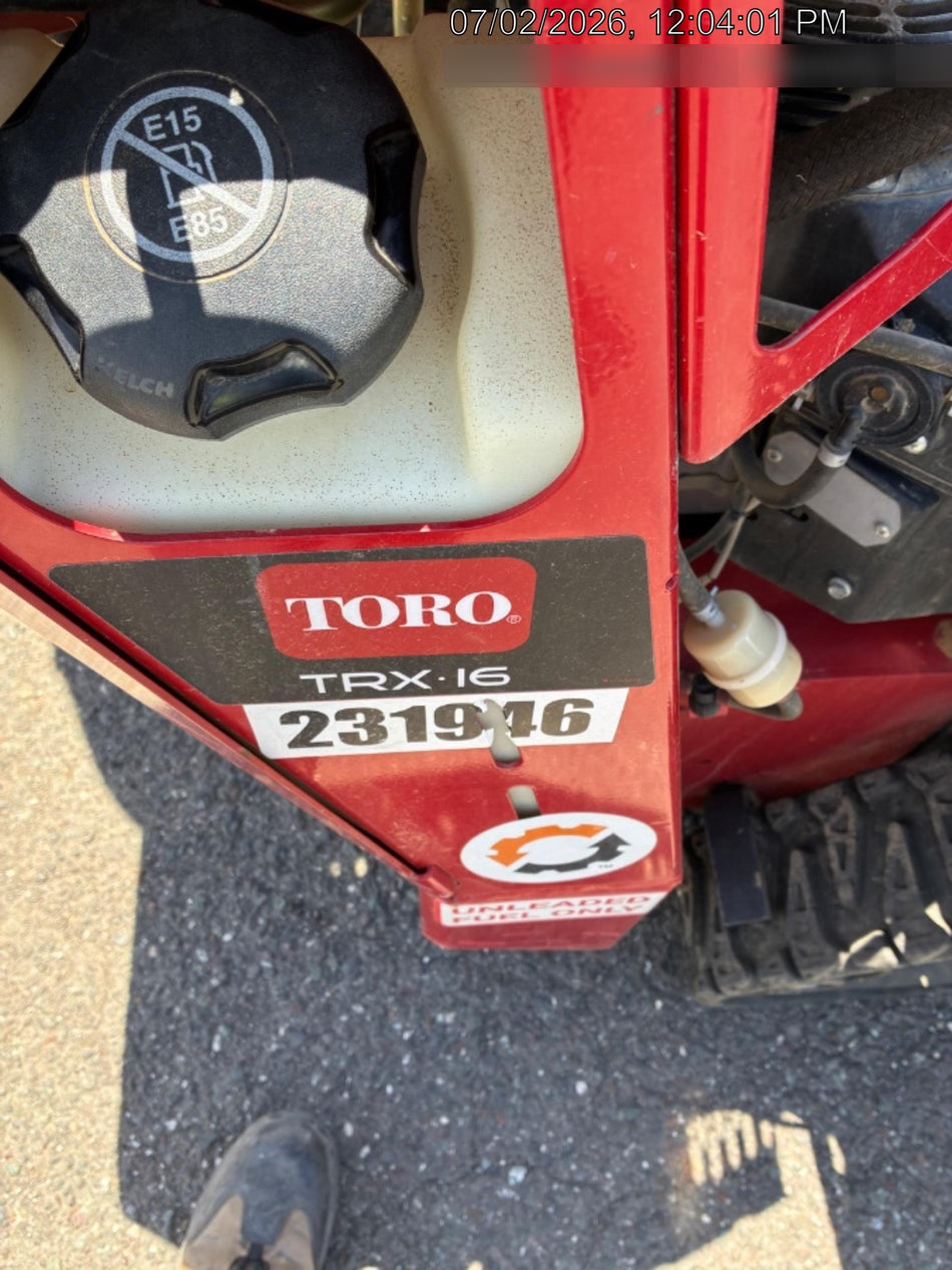 2022 TORO TRX-16