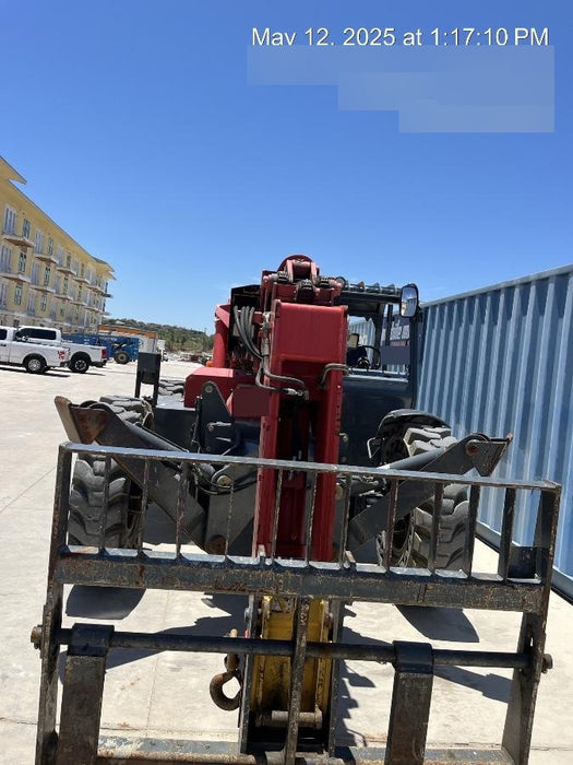 2018 Manitou MTA10055 Manitou MTA 10055 w/Cab/Heat/AC, Work Lights/Strobe, Aux Hyd, Solid Tires, Lift Hook, 66" Carriage, 60" Forks