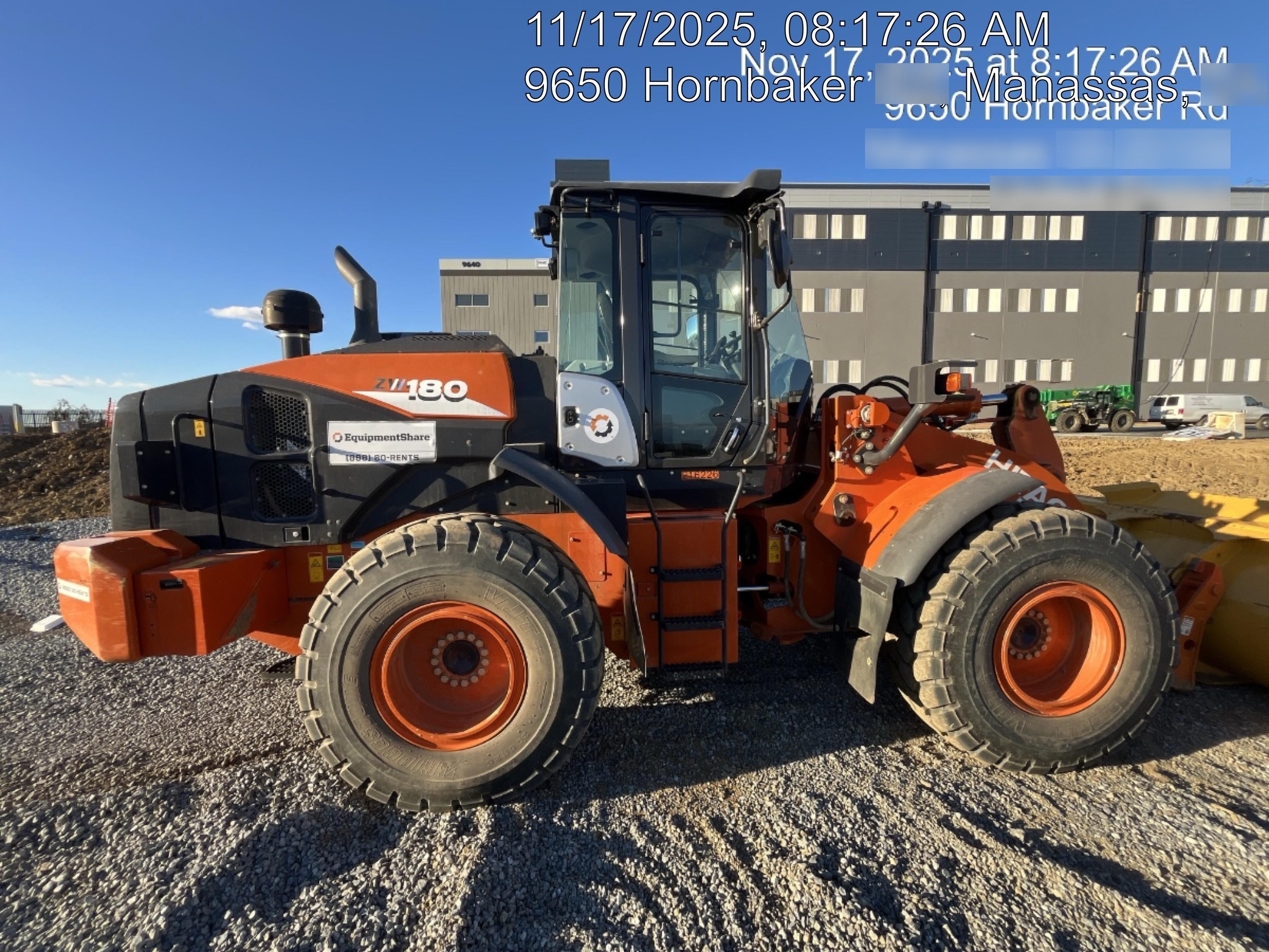 2022 HITACHI ZW180-6
