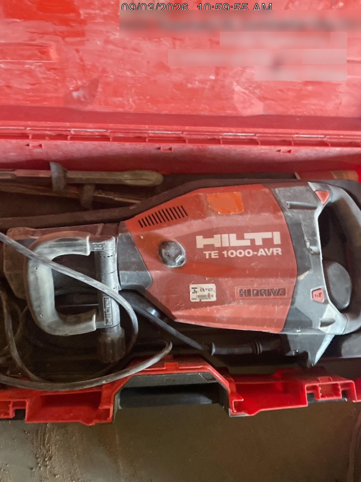 2021 HILTI TE 1000-AVR