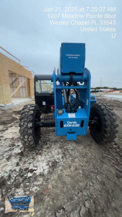 2025 Genie GTH-636 74Hp Dsl, Canopy, FF Tires, LED WL, Bcn, L Hook, T3 + Access Control,