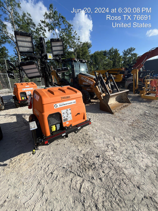 2024 Generac MLT2 Diesel, Flex Switch 120V Input, Powerzone Controller, 
(4) 320W LED Lights, 4kW Generator, 39.9 Gal Fuel Tank, 2" Ball, T3