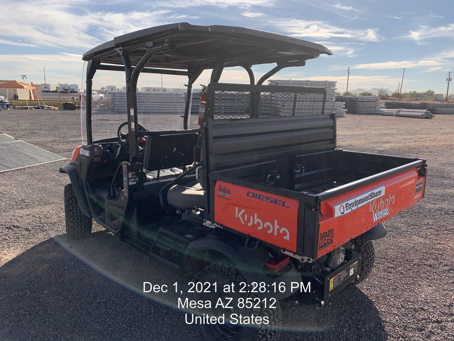 Kubota RTV-X1140W-H Plastic Canopy, Windshield Acrylic Clear, LED Strobe Light, Wire Harness Kit, Back up Alarm