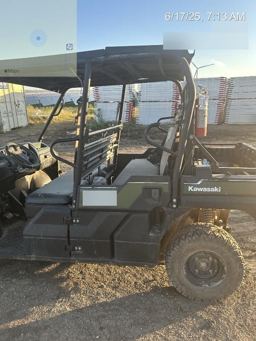Kawasaki Mule PRO-DXT Kawasaki Mule PRO-DXT Diesel Utility Cart w/Alarm/Beacon, Hard Top, ES Track Hardware
