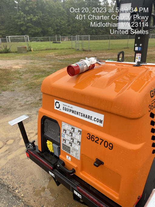2023 Generac MLT2 Diesel, Flex Switch 120V Input, Powerzone Controller, 
(4) 320W LED Lights, 4kW Generator, 39.9 Gal Fuel Tank, 2" Ball, T3