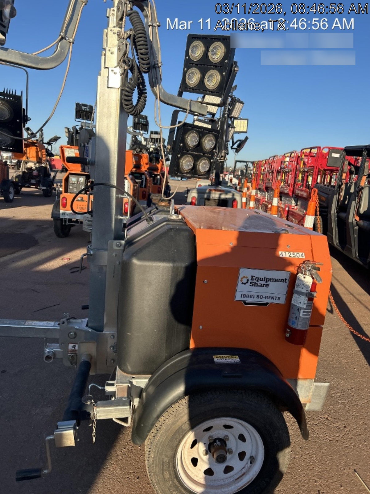 2024 Wanco WLTT-4MM4K Diesel, Deep Sea Controller, Shore Power Plug, Auto Start, (4) 350W LED Floodlights, 4kW Generator, 60 Gal Fuel Tank, 2" Ball, T3