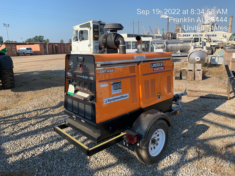 2022 Lincoln Electric Vantage 549X VANTAGE 549X READY-PAK 3