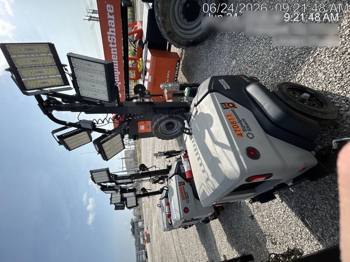 2024 Wacker Neuson LTT4 Diesel, Kohler KDW702, Deep Sea Controller, Auto Start, LED 320W, Bypass Outlet, T3