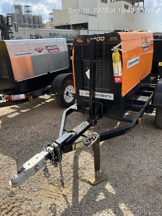 2022 Lincoln Electric LE400 Kubota V1505, Trlr, Cable Rack, Light Kit, ES Decals, T3