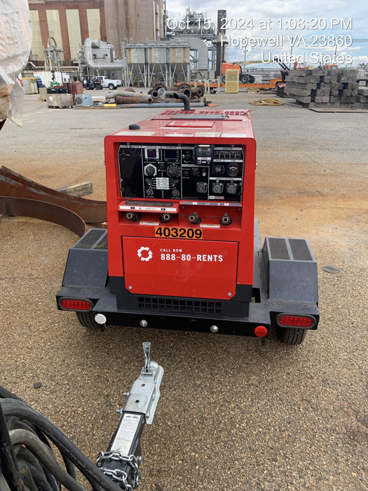 2024 Shindaiwa DGW400MDL Kubota D902 Engine, 23 HP, Dual Op Welder, Wire, Arc, Droop Stick, Tig, and CC Stick Functionality, Simulphase, 3 Phase and 1 Phase Gen Output, Single Axle NB Trlr, Slr Trckl Chrg 12V 12W, Fire Ext